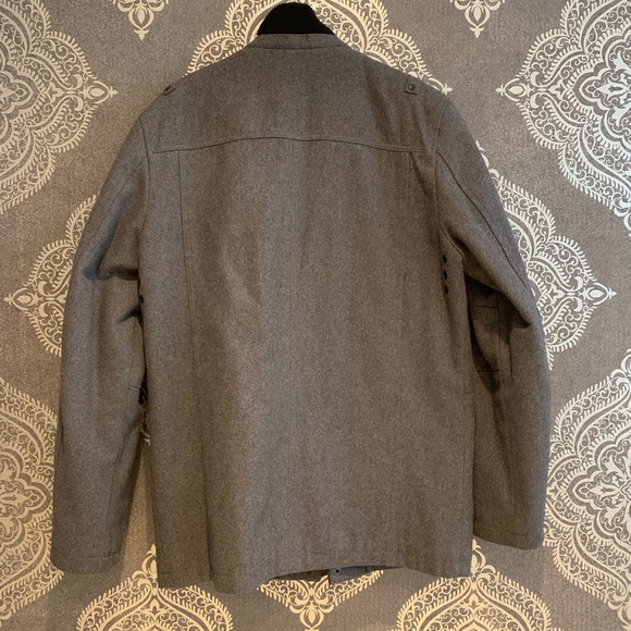 GUESS Men’s Medium Wool Military Coat - Picture 7 of 12